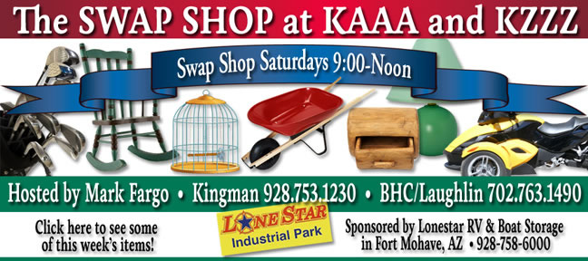 The Swap Shop at KAAA and KZZZ sponsored by Lonestar Industrial